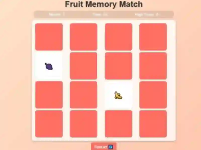 Spel Fruit Memory Match online