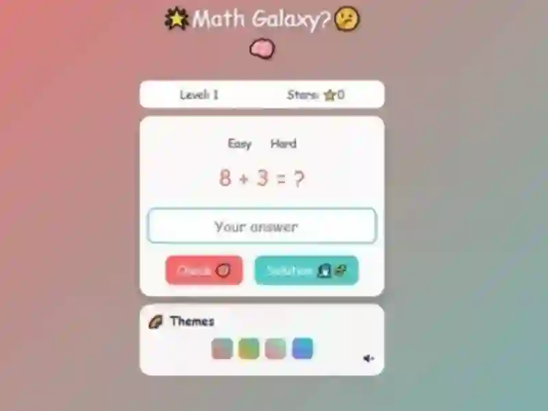 Spel Math Galaxy online