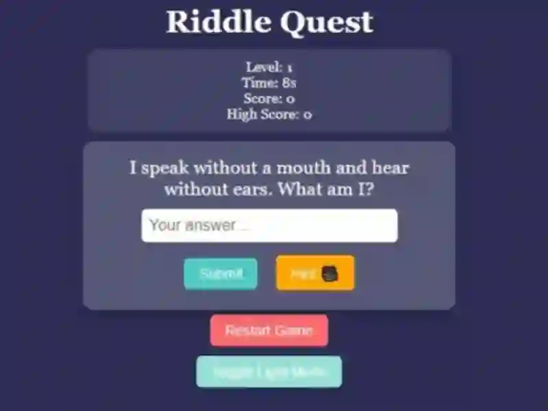 Spel Riddle Quest Brain Teaser online