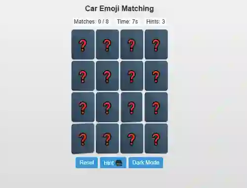 Spel Car Emoji Matching online