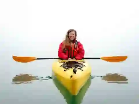 Spel Kayak Kayaking Lake Jigsaw online