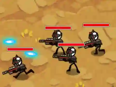 Spel Stickman Warfare online