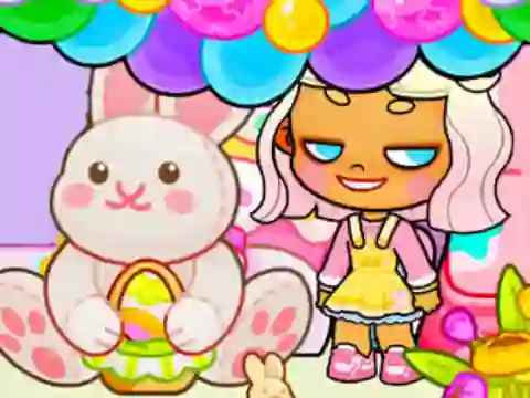 Spel Jigsaw Puzzle: Avatar World Easter Party online