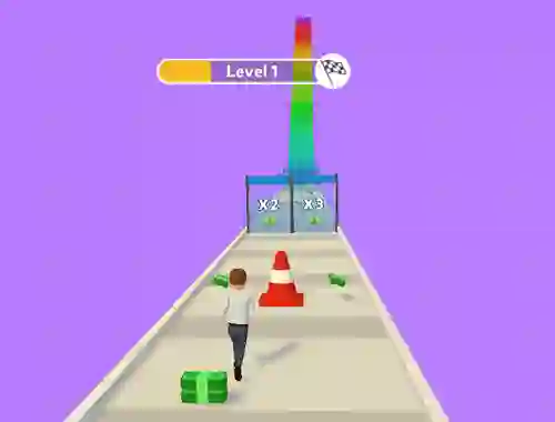 Spel Money Stack Run 3D online