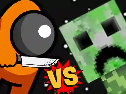 Spel Among vs Creeper online