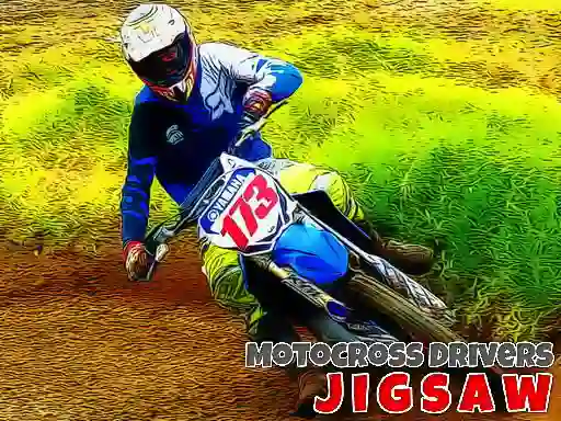 Spel Motocross Drivers Jigsaw online