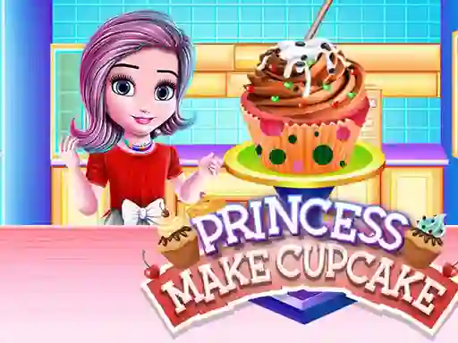 Spel Princess Make Cup Cake online