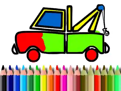 Spel Back To School: Truck Coloring online