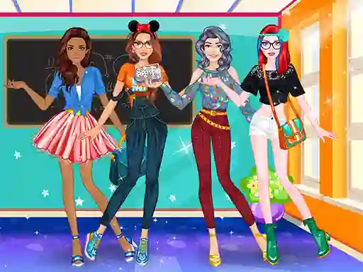 Spel High School Dress Up For Girls online