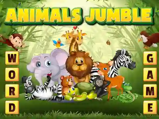 Spel Animals Jumble online