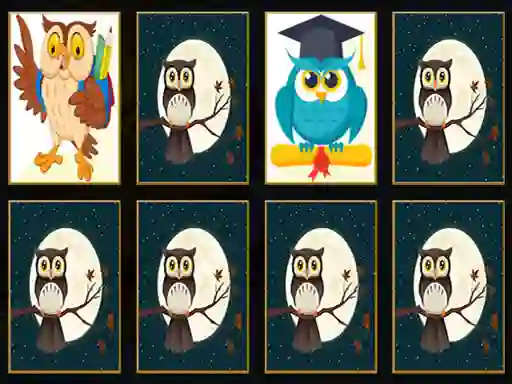 Spel Cute Owl Memory online