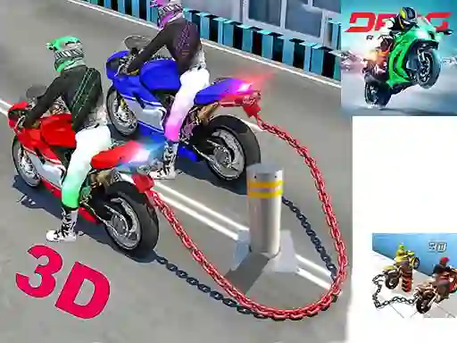 Spel Chained Bike Racing 3d online