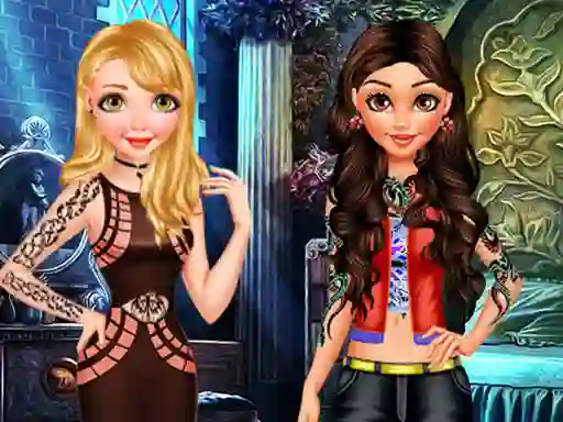 Spel Princess Bad Girls Makeover online