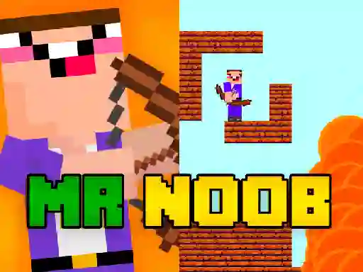 Spel Mr Noob vs Zombies online