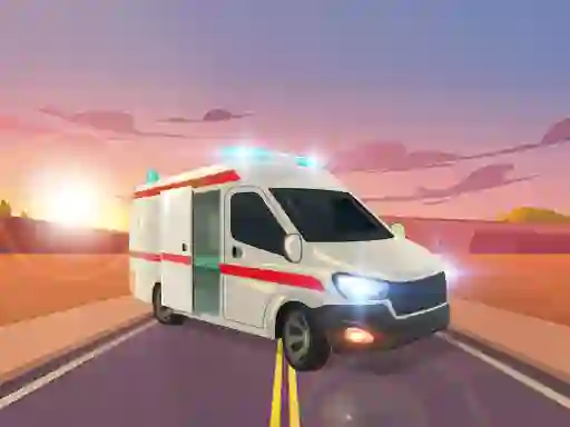 Spel Ambulance Traffic Drive online