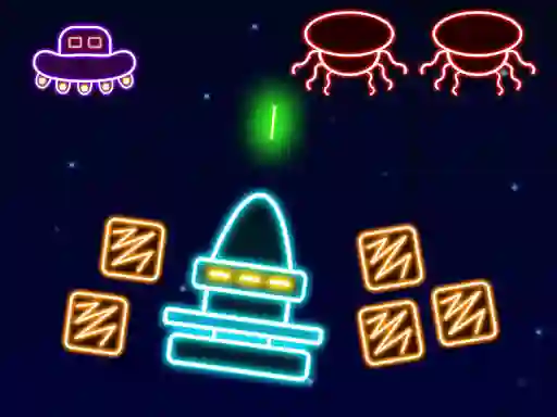 Spel Neon Invaders online