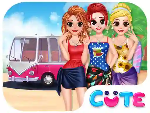 Spel Besties Summer Vacation online