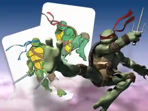Spel Ninja Turtles Memory card Match online