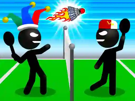 Spel Stickman Sports Badminton online