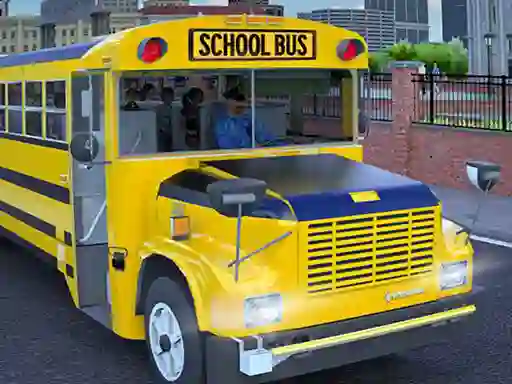 Spel School Bus Game Driving Sim online