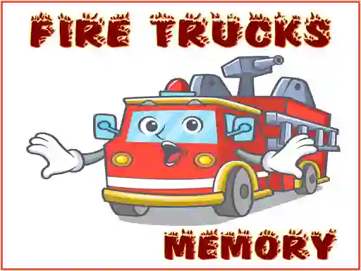 Spel Fire Trucks Memory online