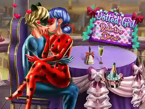 Spel Dotted Girl Valentine Dinner online