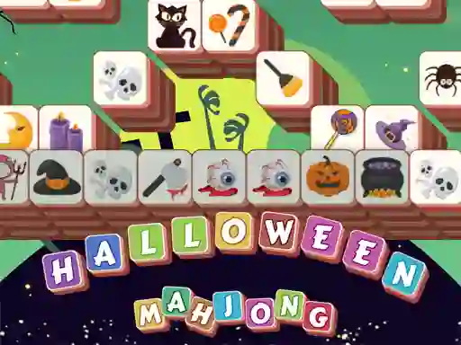 Spel Halloween Mahjong Tiles online