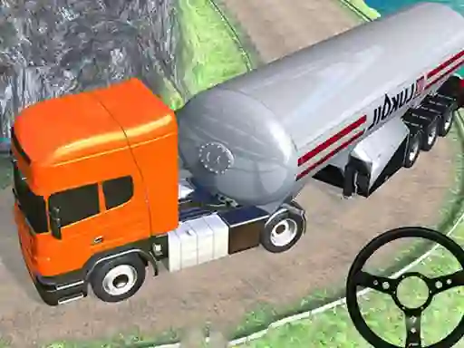 Spel Off road oil tanker transport truck online