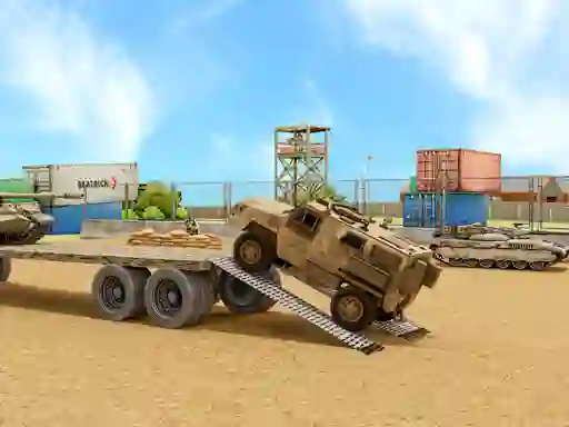 Spel Us Army Car Games Truck Driving online