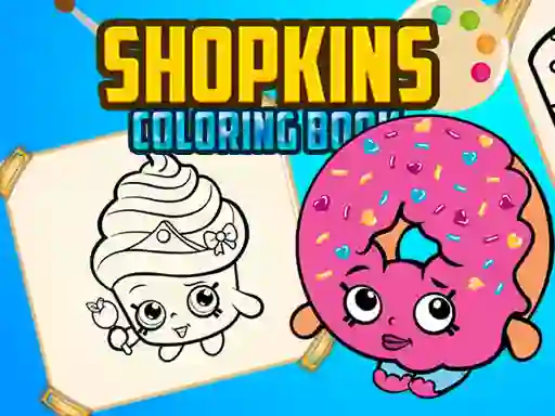 Spel Shopkins Coloring Book online