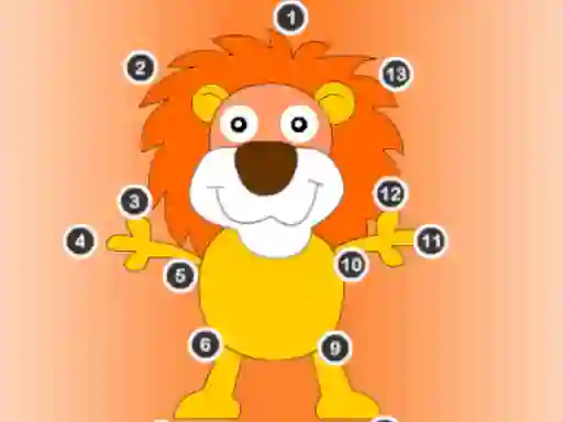Spel Point To Point Happy Animals online