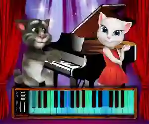 Spel Talking Tom Piano Time online