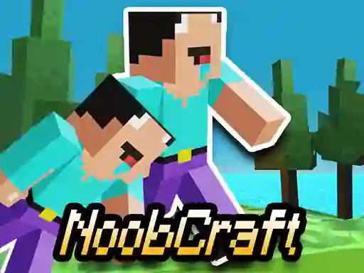 Spel Parkour Craft Noob Steve 2 online
