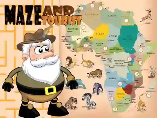 Spel Maze and Tourist online