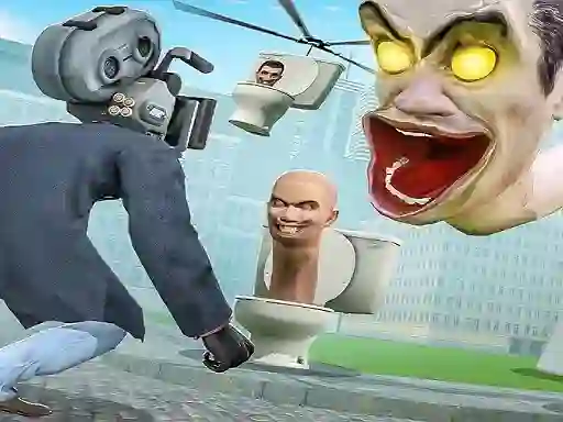 Spel Skibidi Toilet TopDown Survival online