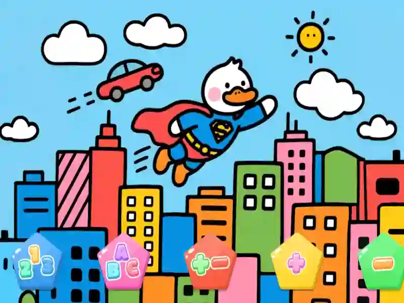 Spel Color By Code Super Duck online