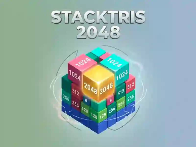 Spel Stacktris 2048 online