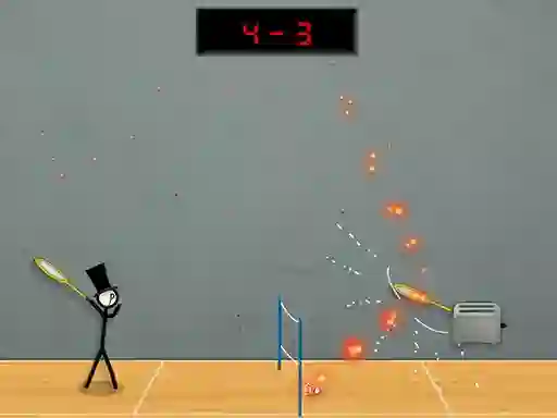 Spel Stick Figure Badminton 3 online