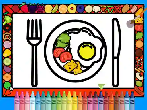 Spel Color and Decorate Dinner Plate online