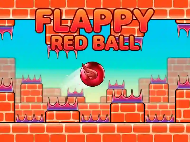 Spel Flappy red ball online