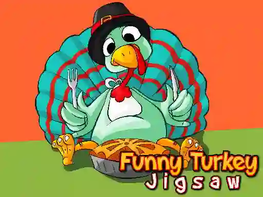 Spel Funny Turkey Jigsaw online