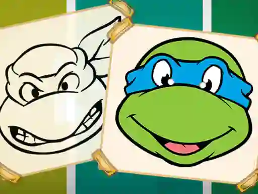 Spel Ninja Turtles Coloring Book online