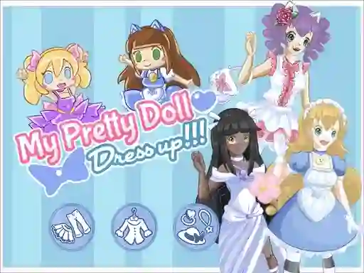 Spel My pretty doll : Dress up online