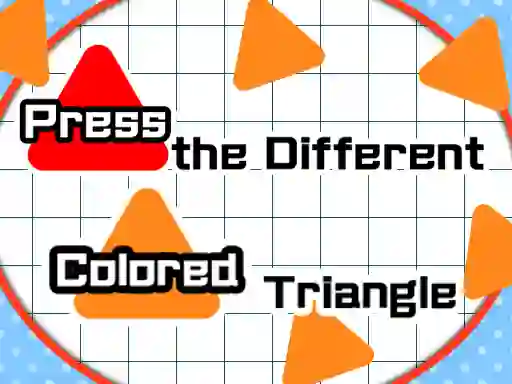 Spel Press The Different Colored Triangle online