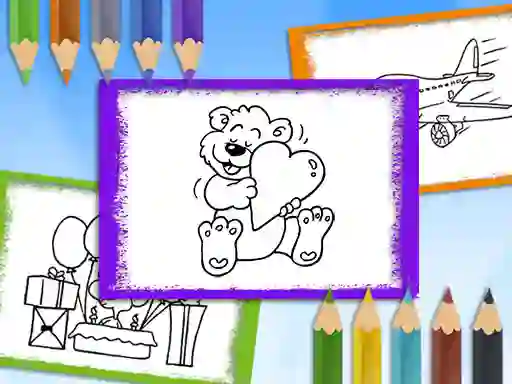Spel Cartoon Coloring Book online