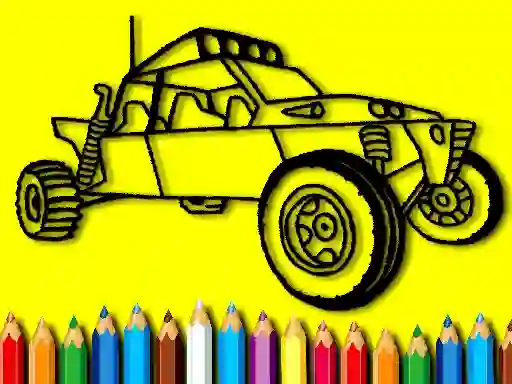 Spel Back To School: Rally Car Coloring Book online