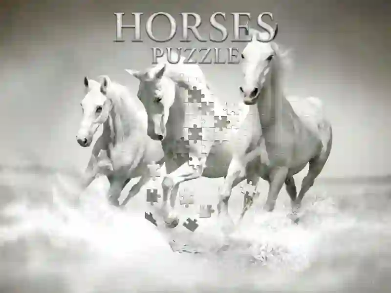 Spel Horses Puzzle online
