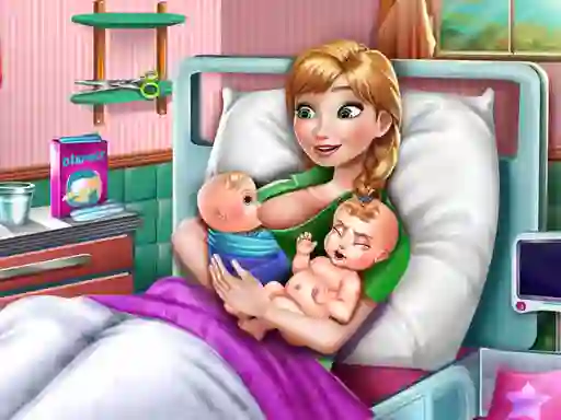 Spel Ice Princess Twins Birth online