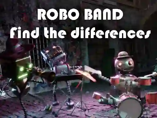 Spel Robot Band - Find the Differences online