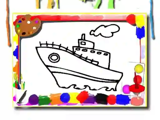 Spel Back To School: Cartoon Coloring Time online